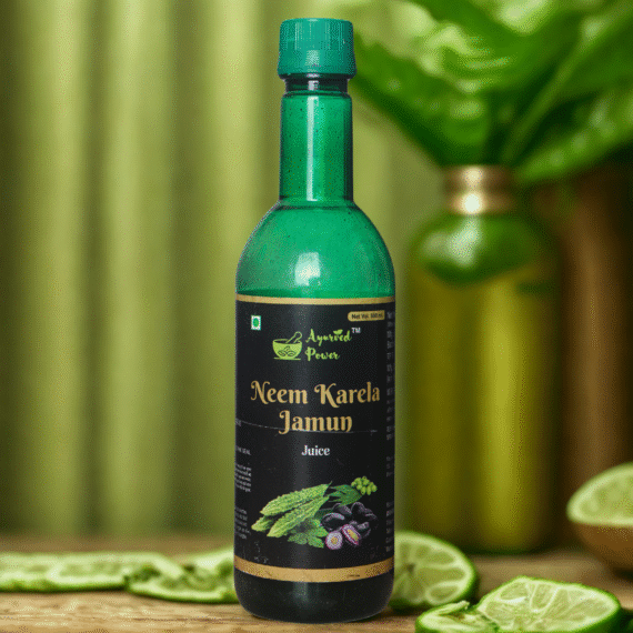 Neem Karela Jamun herbal juice ingredients for traditional wellness