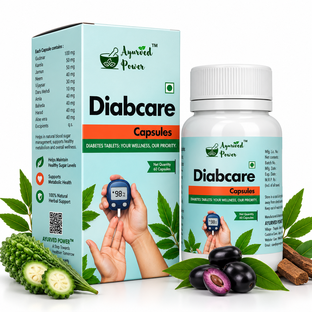 Daibcare Capsule by Ayurved Power