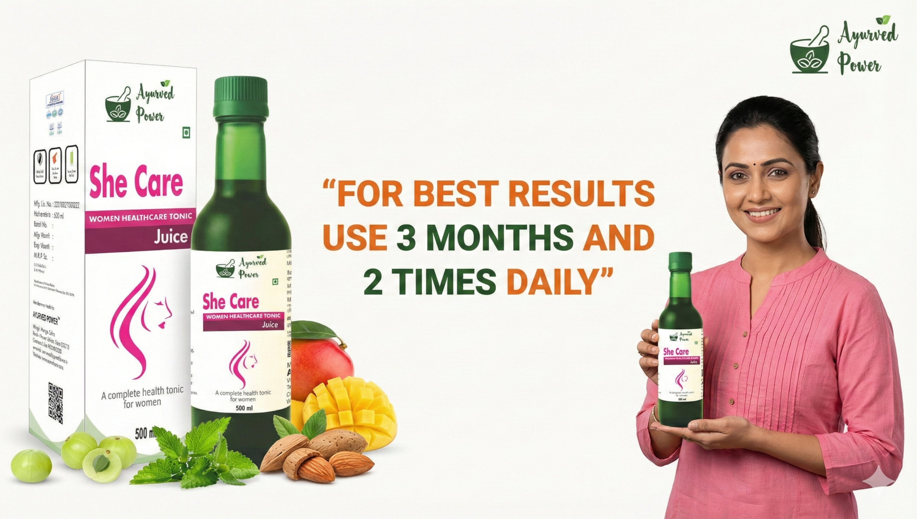 Ayurved Power She Care Juice