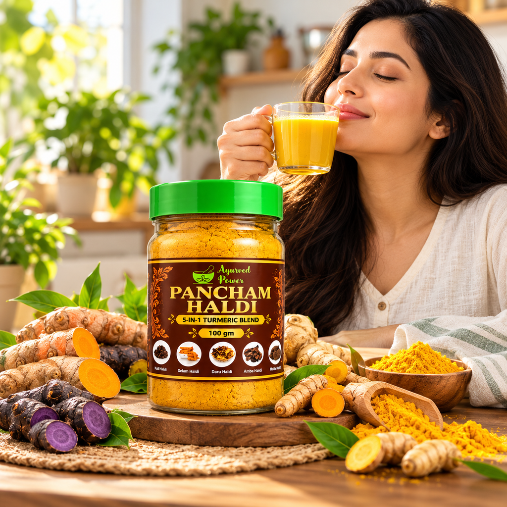 Pancham Haldi garam doodh (haldi wala doodh) ke saath – Ayurved Power
