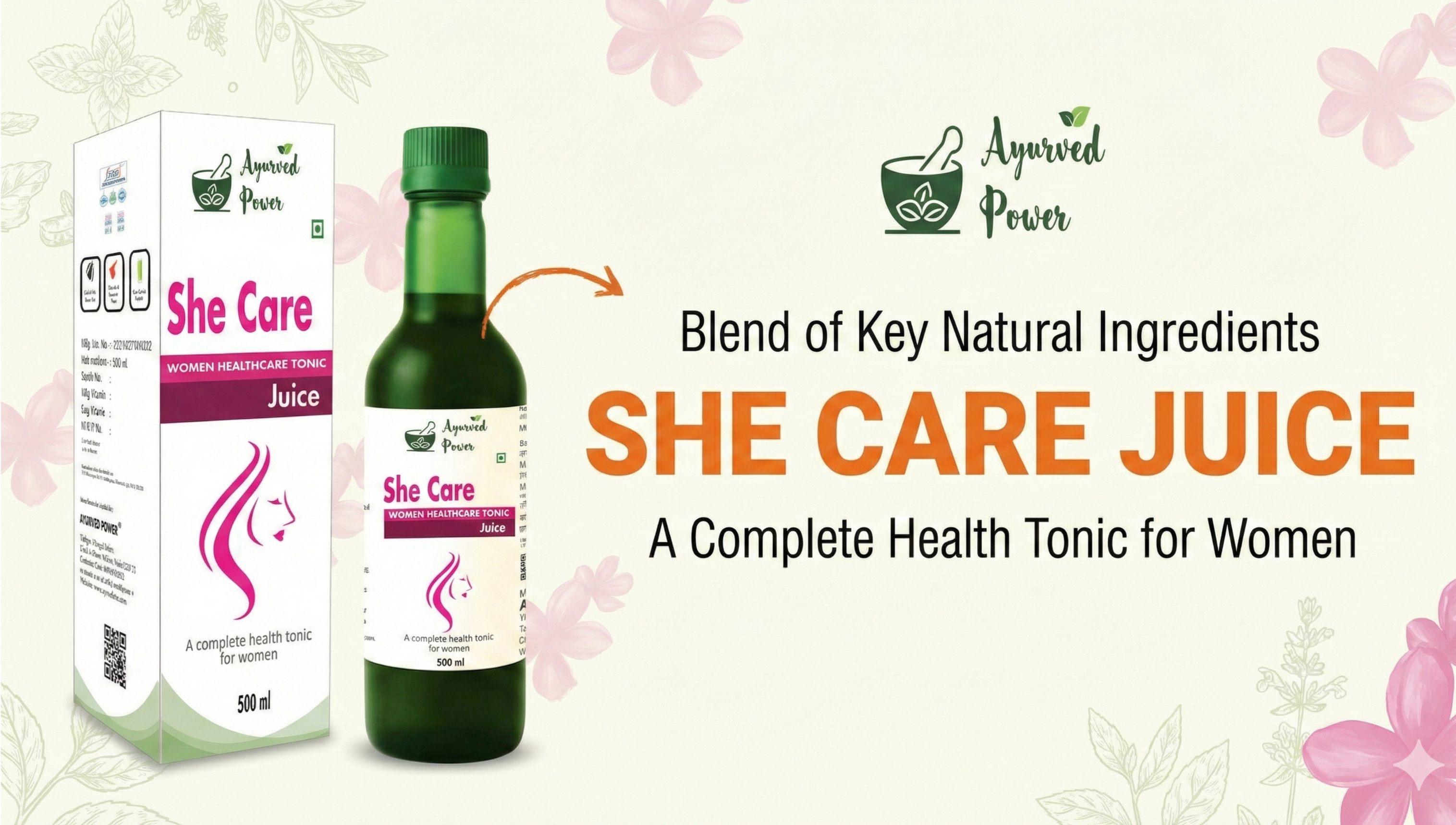 Ayurved Power She Care Juice