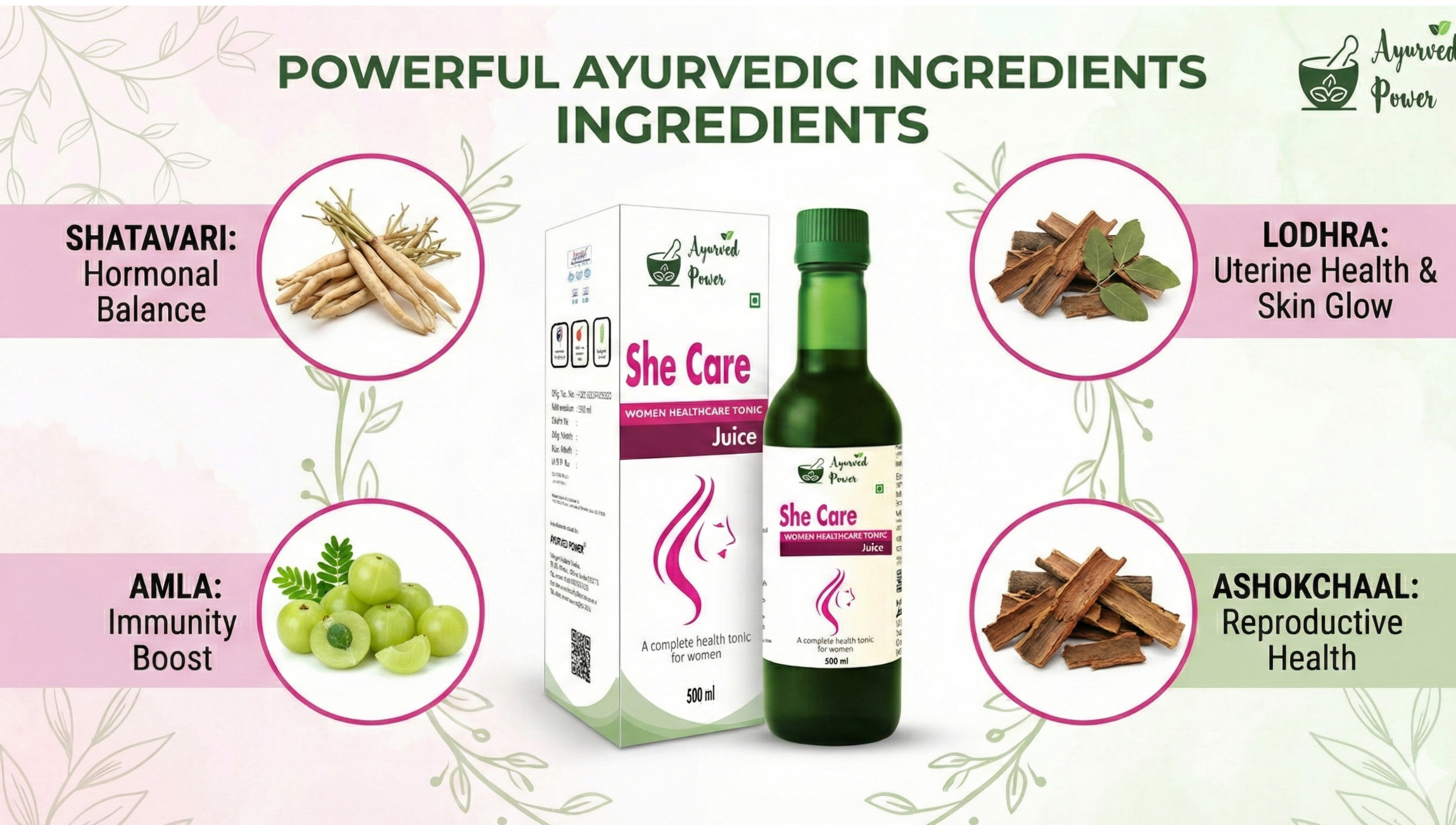 Ayurved Power She Care Juice