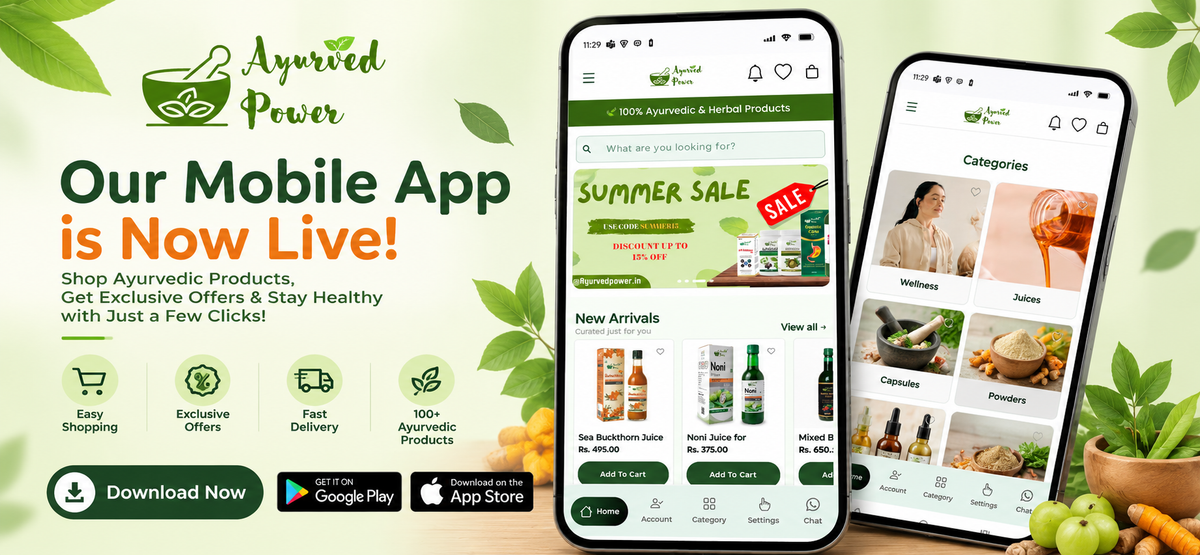 Ayurved Power mobile app – shop Ayurvedic products on Android