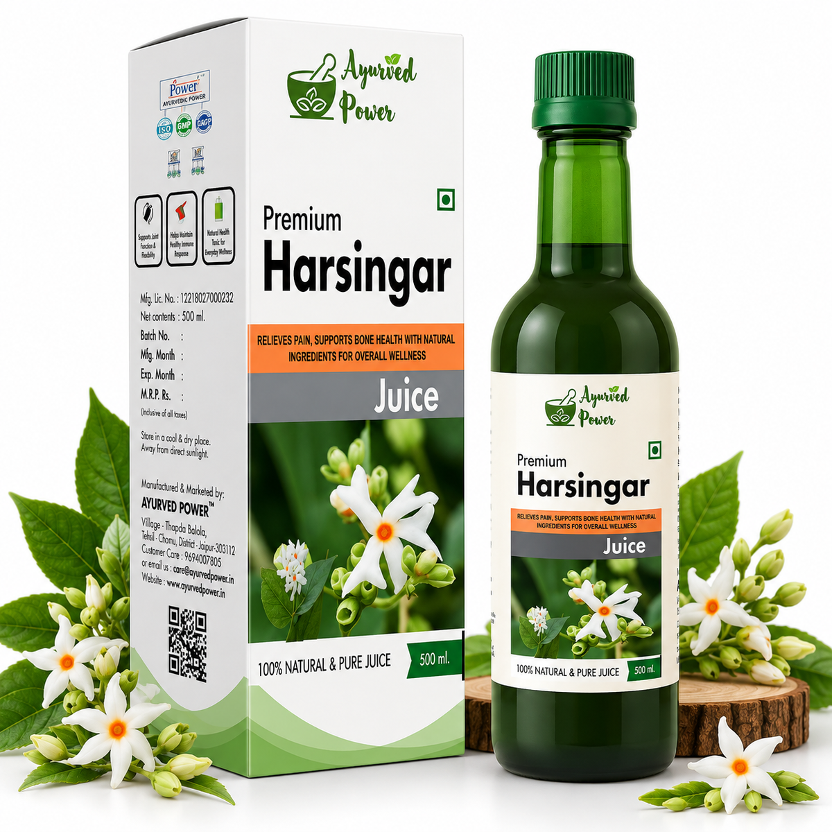 Harsingar Juice 500 ml by Ayurved Power