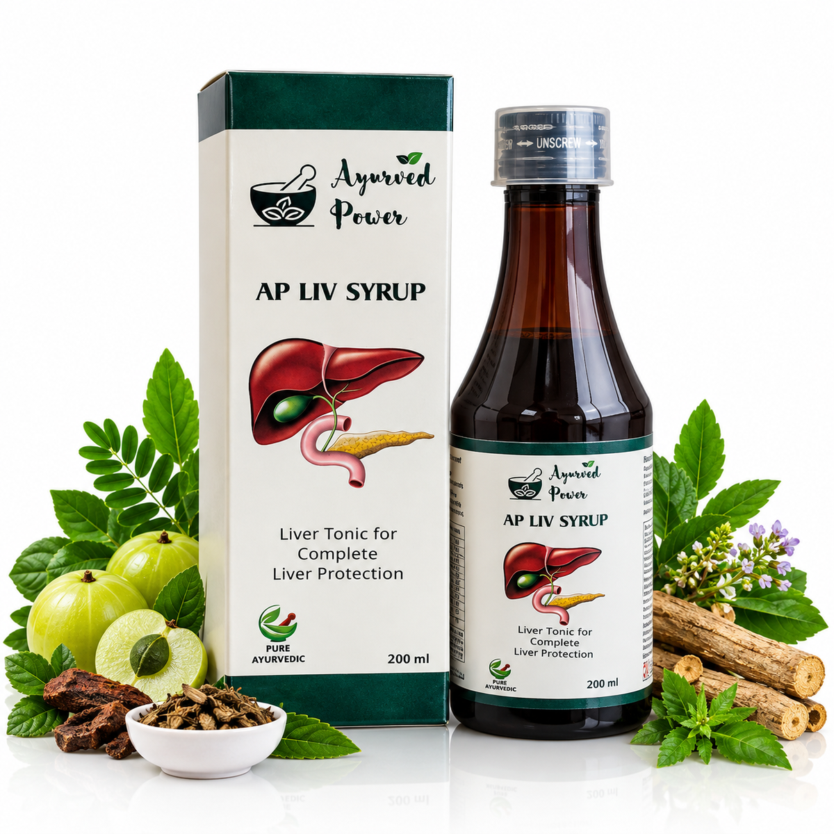 AP Liv Syrup 200 ml by Ayurved Power