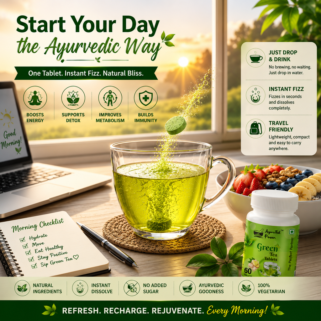 Green Tea Tablet for Weight Loss & Metabolism Boost
