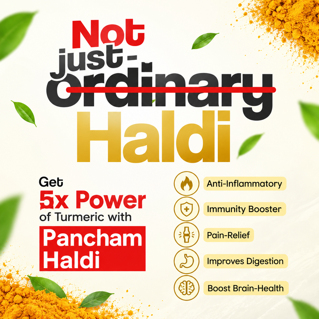 Ayurved Power Pancham Haldi 100g 5-in-1 turmeric blend