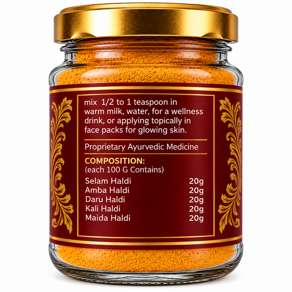 Pancham Haldi suggested use and composition
